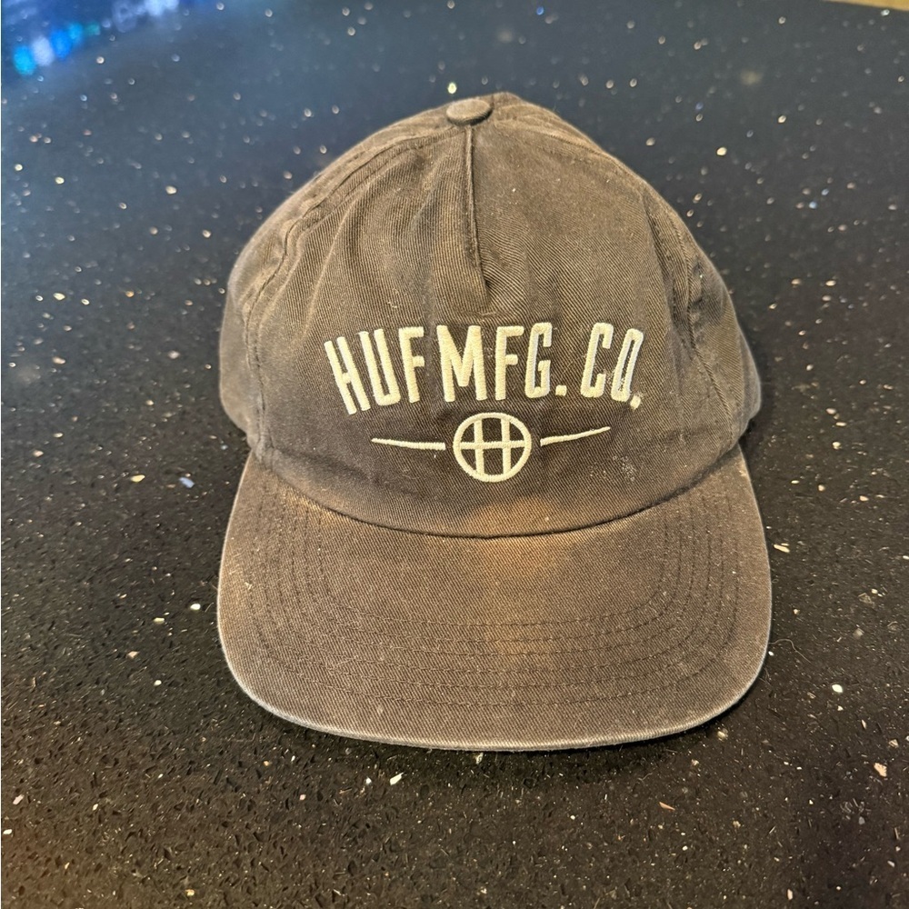 HUFMFG Co. Black Logo Hat